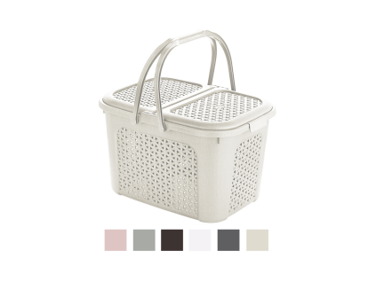 ŠKATLA ZA PIKNIK IZ RATTANA 44x33x28CM *3124