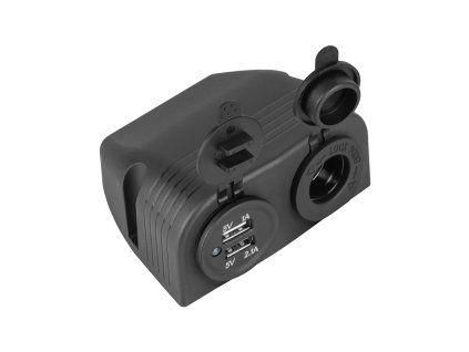 USB polnilnik za avto 3,1A + vtičnica za avto