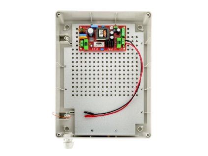 AUPS-70-120-XL1 - Impulzno napajanje 230VAC - 12VDC, 6A, 72W v zunanjih ohišju IP56 s prostorom za akumulator 18Ah - ATTE
