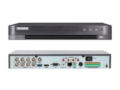 iDS-7208HUHI-M2/S - 8-kanalni snemalnik, IP, TurboHD, AcuSense, 8Mpx - Hikvision