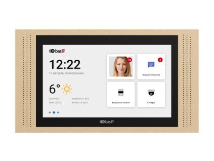 AT-10 GOLD - Notranji IP monitor, 10" IPS LCD, PoE, SIP 2.0 - BasIP