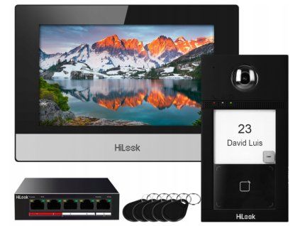 IP-VIS-PRO - Set videodomofona Villa IP, WiFi, Mifare, PoE - Hilook od Hikvision