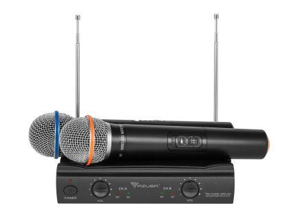 Brezžični mikrofon 2-kanalni VHF V3000