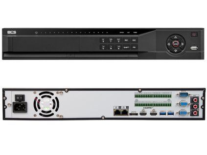 BCS-L-NVR3204-A-4K - IP snemalnik 32-kanalni, do 32Mpx, 4x HDD, AI - BCS LINE