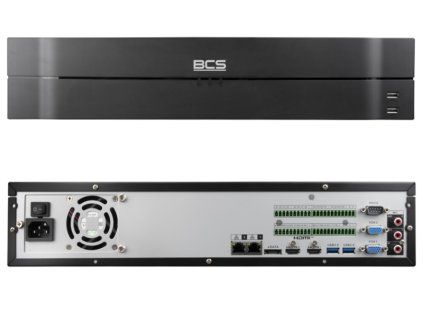BCS-L-NVR6408R-A-4K-Ai(2) - IP snemalnik s 64 kanali, do 32Mpx, 8x HDD, Ai, RAID - BCS LINE