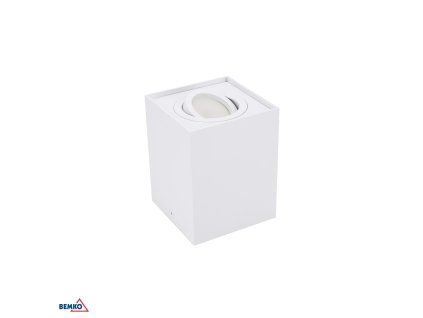 Zapustené stropné svietidlo GU10, biele, 96 × 96 mm BM-C23-DLO-AS-GU10-150-WH
