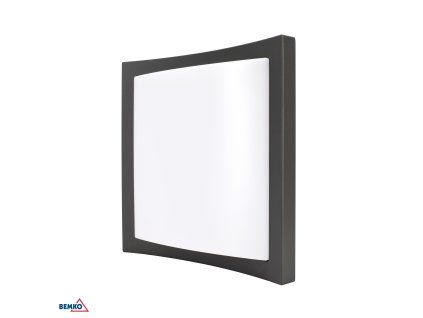 Bemko LED stropna svetilka IP65 20W 3000K 1400 lm grafitna BM-C25-EL1-P-020GR-3K