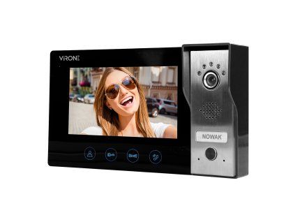 Video domofon PLUTON BAX 7" črn