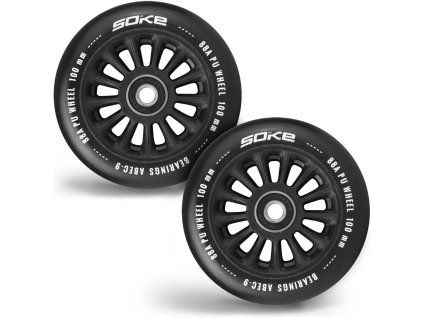 Kolesa za freestyle skiro 100 mm, črna, 2 kosa J-1680