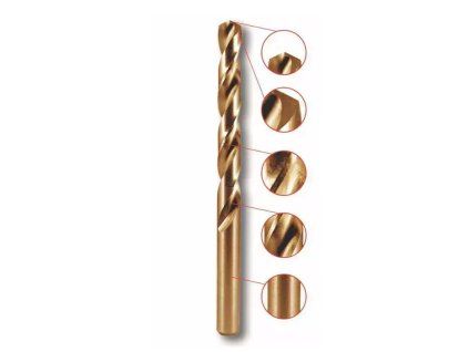 Kobaltni sveder za kovino 2,5x57 mm, HSS, DIN 338, 2 kosa WK02557