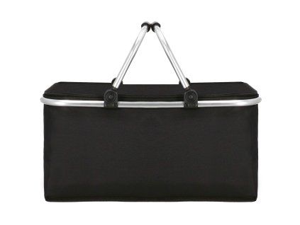 Hladilna košara za piknik 30 L, črna, zložljiva S-CS0082