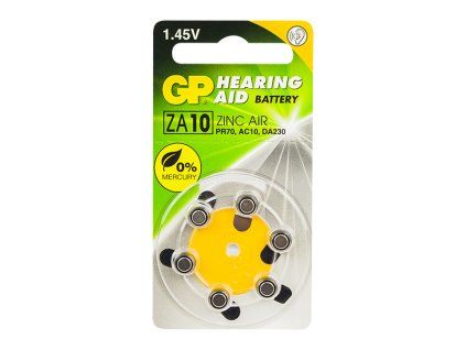 Baterije za slušne aparate 10ZA/ZA10 GP 1,4 V 5,8x3,6 mm 82-527-