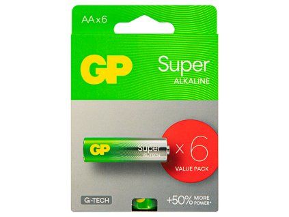 Alkalická batéria AA 1,5 LR6 GP SUPER