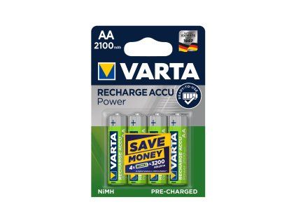 Polnilne baterije Varta AA 2100 mAh 1,2 V, 4 kosi L-BAT0253