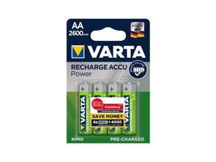 Varta polnilne baterije AA 2600 mAh, 4 kosi L-BAT0314