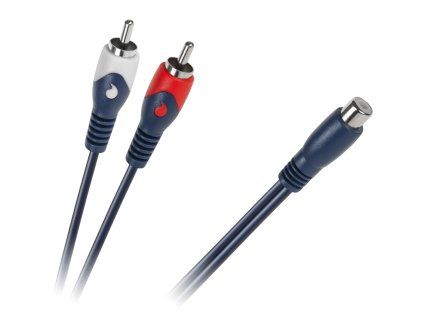 2x RCA - 1RCA vtičnica, 0,2m KPO2616